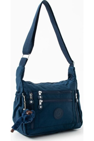 Baginn Klinkır Hafif Yağmur Geçirmez Kadın Postacı Çanta Çok Cepli 30 20 Cm Omuz Çantası 571 Collection Lacivert