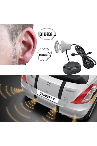 Guard Park Sensörü Ses İkazlı Siyah