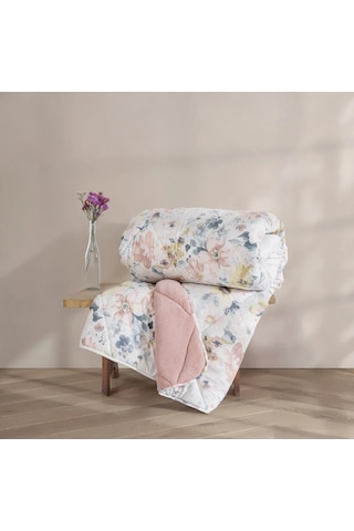 Cotton Box Velvet -dalya Pudra- Çift Kişilik Yorgan 195x215