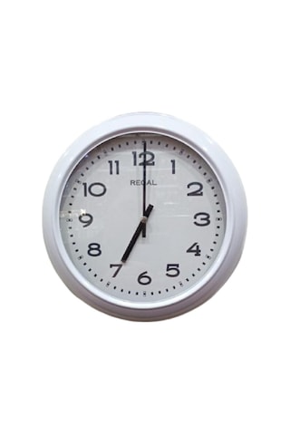 Regal 4290 Ww Özel Seri Metal Kasa Akar Sessiz Saniyeli Duvar Saati Çok Renkli