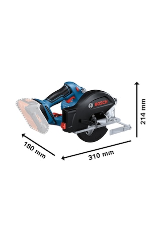 BOSCH GKM 18 V-50 Akülü Metal Kesme Makinesi 18 Volt (Akü + Şarj Aleti Hariç)
