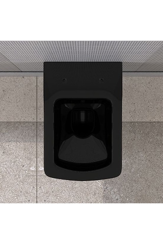 Lucco Loop 53 CM Asma Klozet Siyah