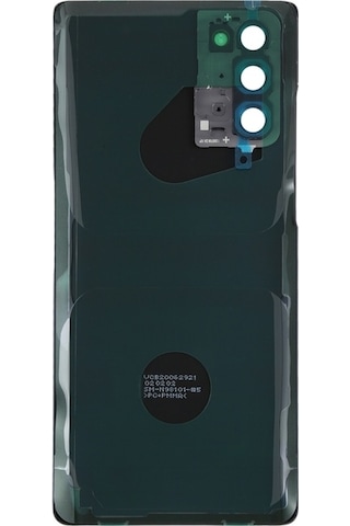 Cbtx Samsung Galaxy Note20 Uyumlu Kamera Lens Kapaklı Pil Arka Kapağı Yeşil