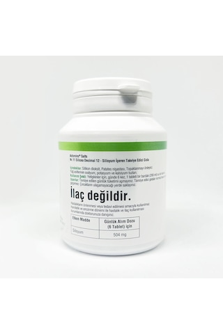 Schüssler Tuzları Actomins Nr 11 Silicea D12 400 Tablet