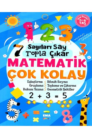 Matematik Çok Kolay Sayıları Say Topla Çıkar Okul Öncesi Eğitim