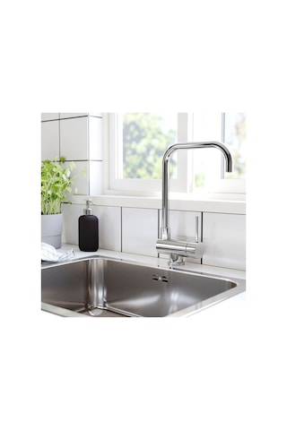 B07 Juttern Öne Eğilebilir Krom Kaplama 35 Cm Lavabo Musluğu Dar Mutfaklar Karavan Tekne İçin Çok Renkli