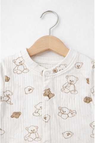 Baby Corner Bebek Pijama Takımı Ekru-kahverengi