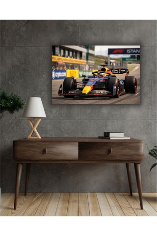 Formula 1 Motors Temalı Dekoratif Cam Tablo -25