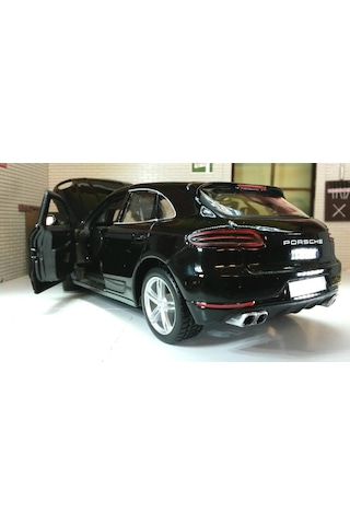 Burago Porsche Macan 1/24 Siyah Model Araba