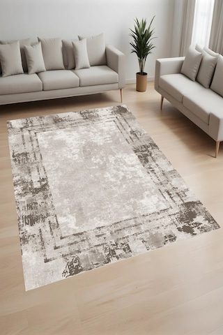 Eliana Home Dijital Baskı Yıkanabilir Kaymaz Taban Salon Halısı Ve Yolluk Rvg0962-fnl211 Kahverengi