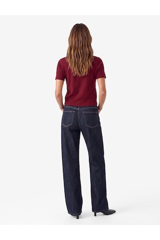 Koton Mürdüm Rengi Triko Hırka Regular Fit Kısa Kollu Bisiklet Yaka Düğmeli Mürdüm 7wak90597ht Mor