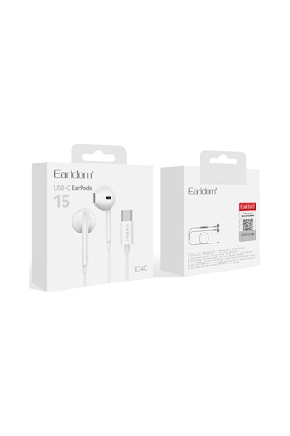 Earldom E74C Type-C Kablolu Kulakiçi Kulaklık M414