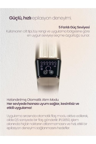 Relux Ipl9850 Purecare 3.000.000 Atım Ipl Lazer Epilasyon Cihazı