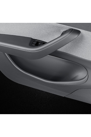 Tesla Model Y Juniper İçin Uyumlu Araç Kapı Kolçak Kaplama Koruma - 4 Lü Set Siyah