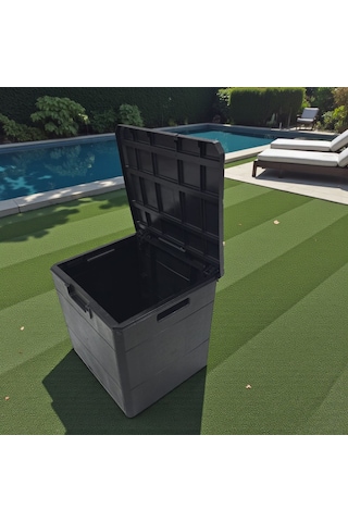 Bahçe Sandığı Çok Amaçlı Dolap 120 Lt 50x50x45 Antrasit