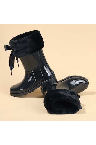 Igor Campera Charol Soft Kız Çocuk Su Geçirmez Yağmur Kar Çizmesi W10239 Siyah 001