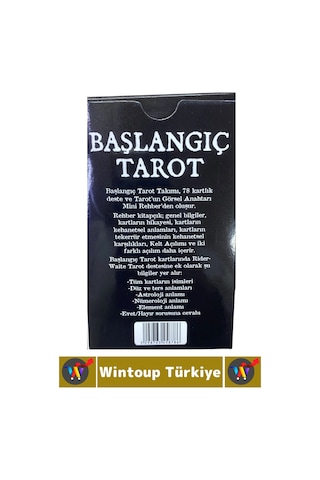 Özel Üretim Psikolojik Kişisel İç Yansıtma Kehanet Açıklamalı Başlangıç Tarot Destesi 78 Kart