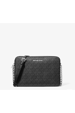 Michael Kors Jet Set Large Logo Crossbody Çapraz Omuz Çantası 35f8sttc3b Siyah