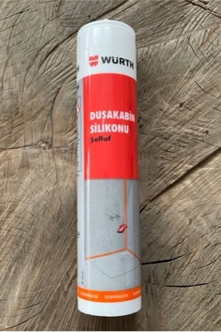 Würth Şeffaf Duşakabin Silikonu Yapıştırıcı Banyo Silikonu 310ml Würth Şeffaf Duşakabin Silikonu Yapıştırıcı Banyo Silikonu 310ml