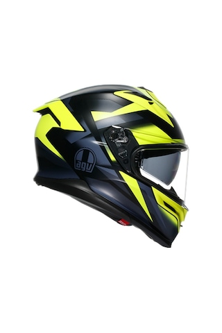 Agv K7 Mplk Glimpse Motosiklet Kaskı Mat Siyah - Neon Sarı
