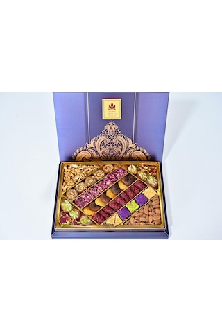Tadım Dünyası Lüx Karışık Hediyelik Kuruyemiş & Lokum 850 Gr 103