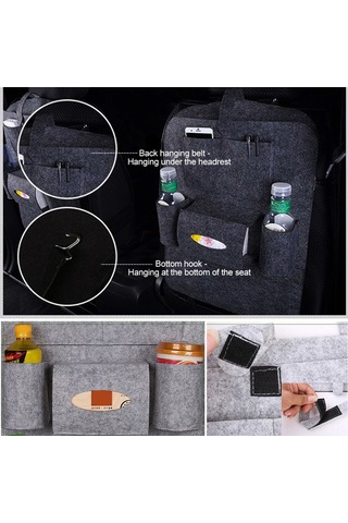 Suofeng Pratik Araç Koltuğu Düzenleyici - Çok Fonksiyonlu Askılı Depolama Çantası
