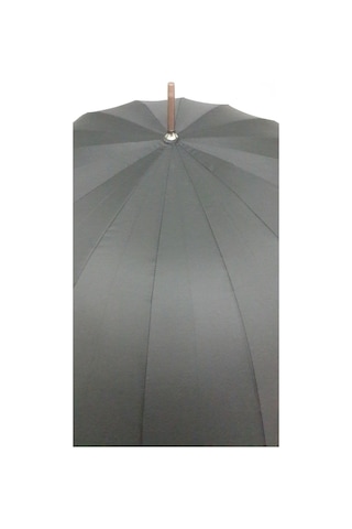 Erkek Protokol Baston Şemsiye 110 CM Çap Boy 90 CM Siyah