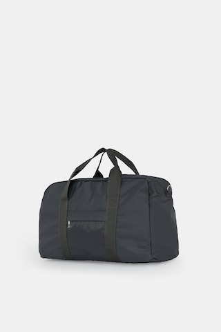 İcone Bag Kadın & Erkek Spor Çantası, Paraşüt Kumaş Önü Cepli Unisex Spor Fitness Gym Çantası Antrasit