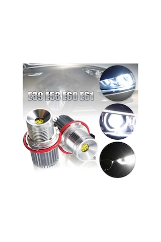 Dinosaurs 45 W Beyaz Led Araba Melek Gözler Led Işaretleyici Halo Halka Ampul Far Ampulü -bmw E39 E53 E60 E61