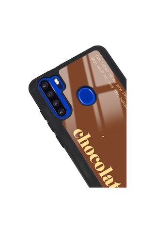 Reeder P13 Blue Max Choclate Tasarımlı Glossy Telefon Kılıfı Siyah