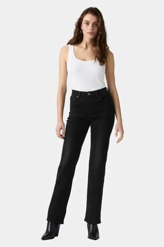 Levi's 723 Yüksek Bel Düz Kesim Siyah Kadın Jean-16536