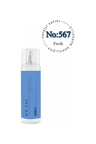 Bargello No:567 Erkek Body Mist 210 Ml Fresh Edt - Mnms210567bm