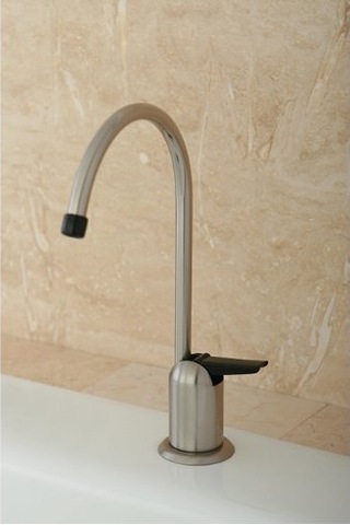 Gourmetier K6198 Americana Tek Kolu Su Filtrasyon Musluğu, Fırçalanmış Nikel, 0.25 Genel
