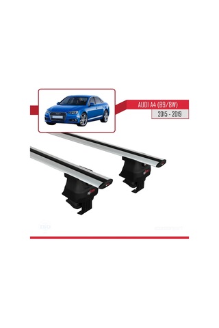 Audi A4 B9/8w 2015-2019 Arası İle Uyumlu Ace-4 Ara Atkı Tavan Barı Gri