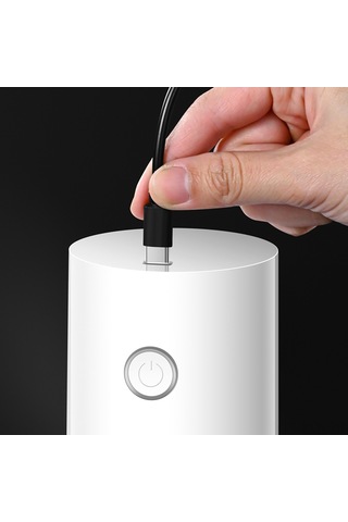 Xindoker Usb Şarjlı Seramik Öğütücü, 6 Seviye Ayar, Dışarıda Kullanıma Uygun, Otomatik Durma Fonksiyonu, Siyah Ev Tipi Kahve Fıstığı Değirmeni Siyah