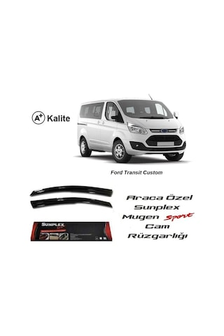 Ford Tourneo Custom Cam Rüzgarlığı Mugen Tip Sunplex 2Li