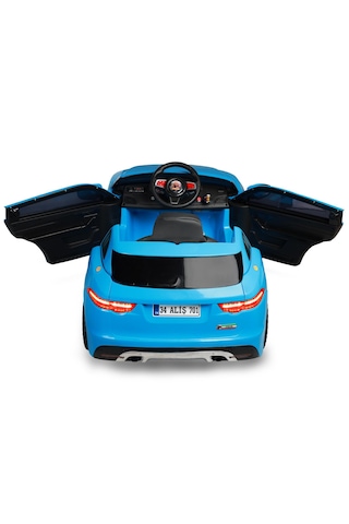 Freebebek Jaguar 12 Volt Kumandalı Akülü Araba Mavi