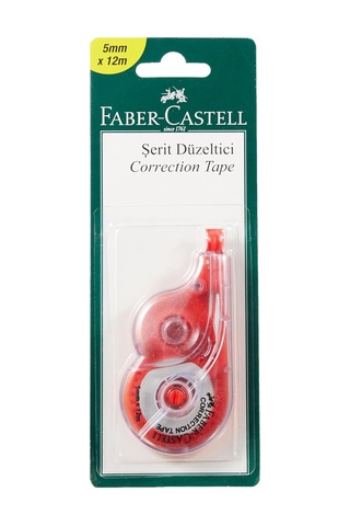 Ayrex Faber-castell Şerit Düzeltici, 5mm X 12m, Hızlı Kapatıcı, Kuruma Süresi Gerektirmez, Asorti Renkler Genel