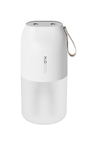 Ruicoo Beyaz İki Fırçalılı Usb Lıra Nemlendirici, Otomatik Kapanma Ve Gece Lambası, Araç/ofis/ev Kullanıma Uygun Sessiz Buhar Üreteci