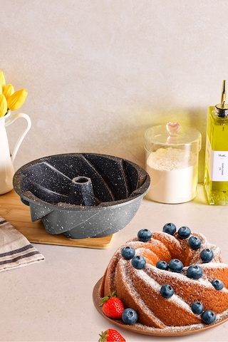 Cake Pro Döküm Rüzgar Gülü Silver Kek Kalıbı Gümüş