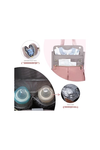 Lovevook Ub2079 Bebek Bakım Çantası Haki