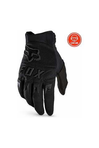 Fox Dirtpaw Çocuk Siyah Eldiven
