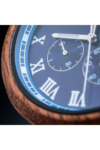 Zebrino Zbr-gr-mn Midnight Ahşap Erkek Kol Saati 41 Mm