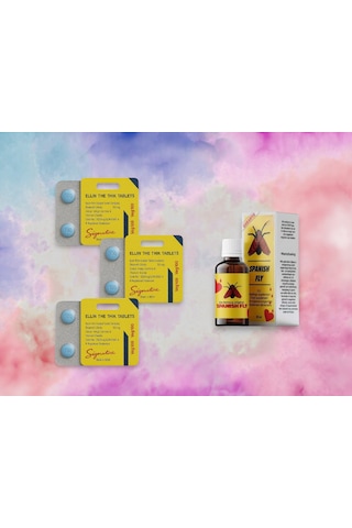 Spanish Fly Bayanlara Özel Damlası & V.100 Mg Mavi Seri 12 Tablet- Çiftlere Özel Maksimum Güç Seti Spanish Fly Bayanlara Özel Damlası & V.100 Mg Mavi Seri 12 Tablet- Çiftlere Özel Maksimum Güç Seti