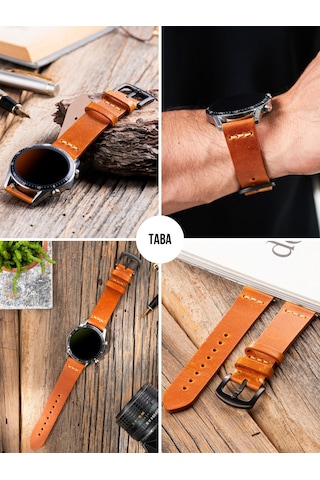 Huawei Watch Gt2 E Pro Gt3 Pro Gt4 Gt5 Gt6 Pro 46mm Ultimate 2 Uyumlu Deri Saat Kordonu 22mm