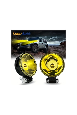 Xuweiwei Lupuauto 7.62cm Led Spot Işık 2 Adet Sarı Süper Parlak 3000 Lümen 12 24v Offroad Işık