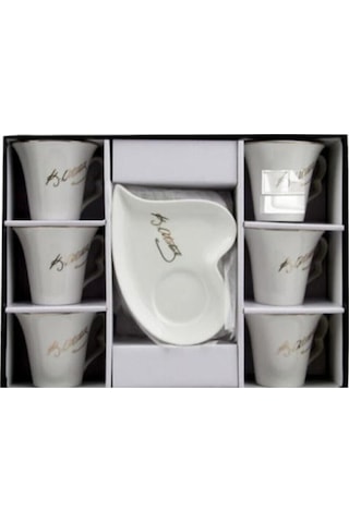 Lavin Atatürk İmzalı 6'lı Porselen Fincan Takımı