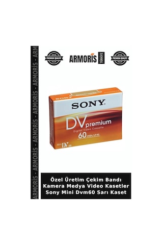 Özel Üretim Çekim Bandı Kamera Medya Video Kasetler Sony Mini Dvm60 Sarı Kaset