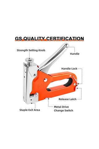 4'ü 1 Arada Zımba Tabancası Seti, U-şekilli Çivi Tabancası,ağır