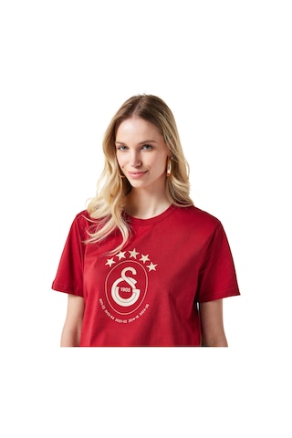 Gsstore Galatasaray 5 Yıldız T-shirt E251352-2 Kırmızı